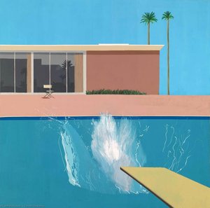 David Hockney Bilinmiyor Pop Art Modernist Ev Ve Yüzme Havuzu Akrilik Boya Üzerine Tuval Pop Sanatın Bir Başyapıtı Daha Büyük Bir Sıçrama 1967 — David Hockney