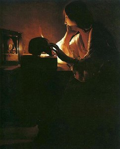 The Repentant Magdalen — Georges De La Tour