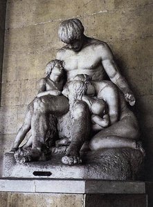 Cain And His Children Accursed Of God — Antoine Étex