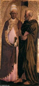 Pope Gregory The Great (.) And St Matthias — 마솔리노 다 파니칼레