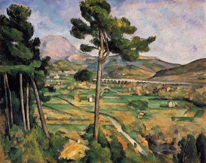 Bellevue'den Göründüğü Şekliyle Sainte-victoire Dağı — Paul Cézanne