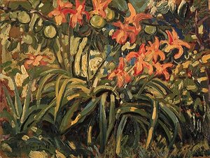 Lilies And Apples — Arthur Lismer