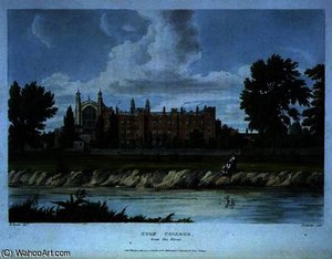 Eton College From The River — William Westall