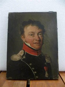 Portrait D'un Officier D'infanterie Legere (titre Moderne) Officier (titre Ancien) — Louis Léopold Boilly