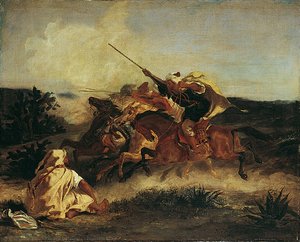 Fantasia Arabe — Eugène Delacroix