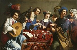 Card Players. — Theodoor Rombouts