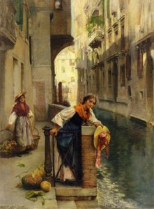 Fruit Sellers From The Islands, Venice — David Roberts