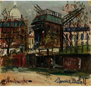 Montmartre (le Moulin De La Galette) — モリス・ウトリロ