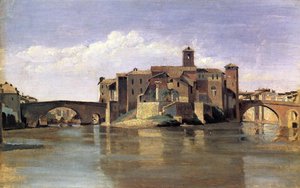 Island Of San Bartolommeo — Jean-baptiste-camille Corot
