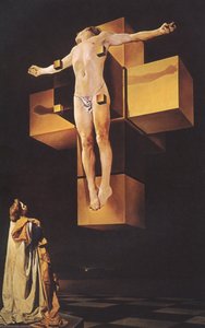 Ukrzyżowanie (corpus Hypercubus) — Salvador Dalí