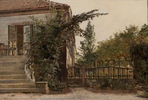 The Garden Steps Leading To The Artist — Christen Købke