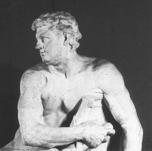 Hercules At Rest (detail) — Pierre Puget