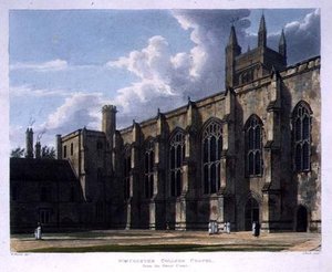 Winchester College Chapel — William Westall