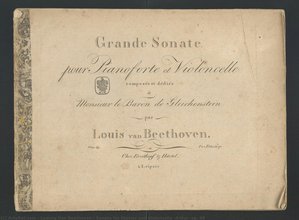 Sonate Für Klavier Und Violoncello (a-dur) Op. 69 — Ludwig Van Beethoven