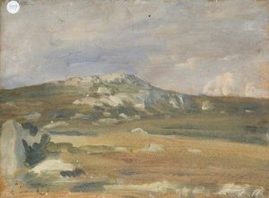 An Exmoor Landscape (verso)