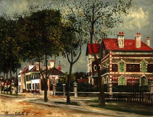 Boulevard Carnot À Noyon — Maurice Utrillo