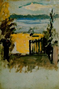 Saint Tropez Atölyesi Girişi Yağlı Tuval Üzerinde Koleksiyon Özel — Henri Matisse