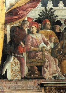 Detail Camera Degli Sposí — Andrea Mantegna