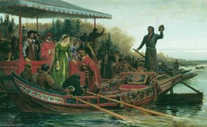 Greeting The Princess — Fjodor Bronnikow