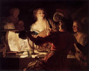 Merry Company — Gerard Van Honthorst