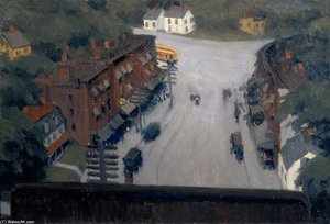 American Village — Edward Hopper