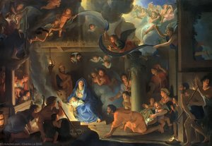 Adoration Of The Shepherds — Charles Le Brun