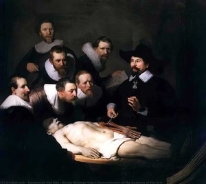 Doctor Nicolaes Tulp's Demonstration Of The Anatomy Of The Arm — Rembrandt Van Rijn