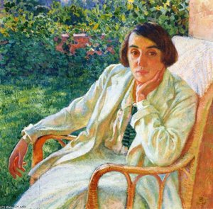 Elizabeth Van Rysselberghe Kėdėje — Téo Van Riselbergas