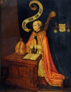 Bishop John Alcock (1430–1500) (copy After An Earlier Painting By An Unknown Artist) — Vincent Galloway