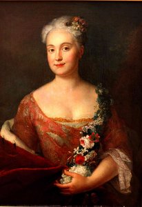Countess Friederike Von Ansbach — Antoine Pesne