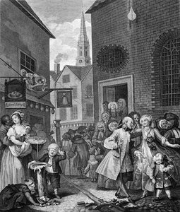 Tageszeiten, Mittag — William Hogarth