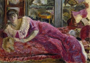 Misia On A Divan — Pierre Bonnard