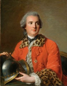 Portrait Of Jean Victor De Rochechouart, Duc De Mortemart , In The Ceremonial Dress Of A Colonel Of The Order Of Saint Louis — Marc Nattier