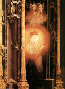 Concert Of Angels And Nativity (detail) — Matthias Grünewald
