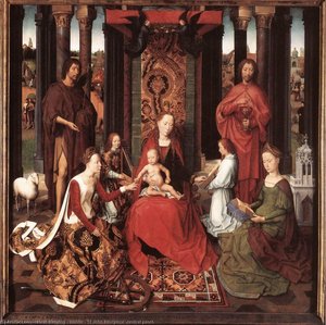 Mitte - St. Johann Altar (zentrales Panel) — Hans Memling