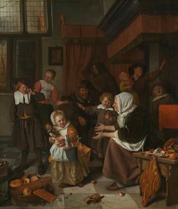 The Feast Of St. Nicholas — Jan Havickszoon Steen