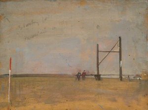 Studie Des Startplatzes (vorderseite) — Sir Alfred James Munnings