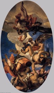 Giove Che Scaglia Fulmini Contro I Vizi — Paolo Veronese