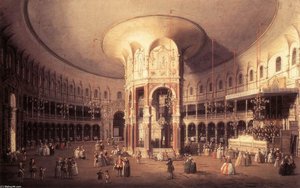 London: Ranelagh, Innenansicht Der Rotunde — Giovanni Antonio Canaletto