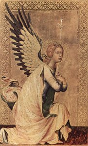 The Angel Of The Annunciation 1 — Simone Martini