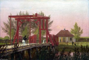 The Northern Drawbridge To The Citadel In Copenhagen — Christen Købke