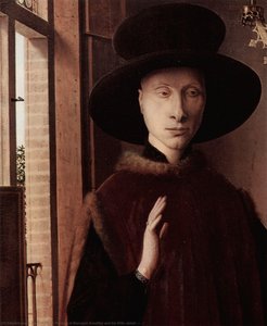 Portrait Of Giovanni Arnolfini And His Wife (detail - ) — Jan Van Eyck