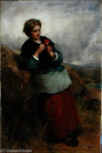The Flower Of Dunblane — Thomas Faed
