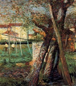Landschaft Mit Bäumen — Umberto Boccioni