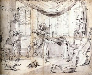 Musicians In An Interior — Leonaert Bramer