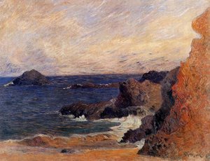 Rocky Coast — Eugène Henri Paul Gauguin