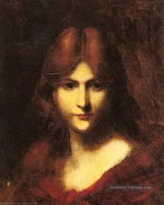 A Red Haired Beauty — Jean-jacques Henner