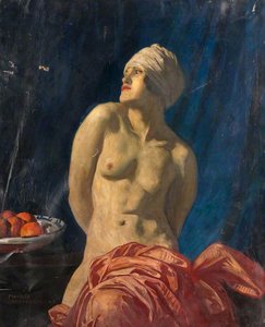 Nude With A Wrap — Maurice Greiffenhagen