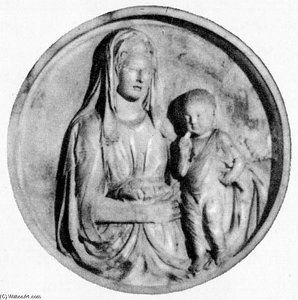 Tondo From The Tomb Of Leonardo Bruni — Bernardo Rossellino