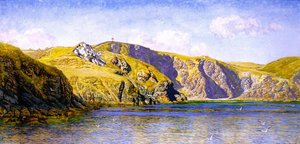 Coast Scene With Calm Sea — John Edward Brett